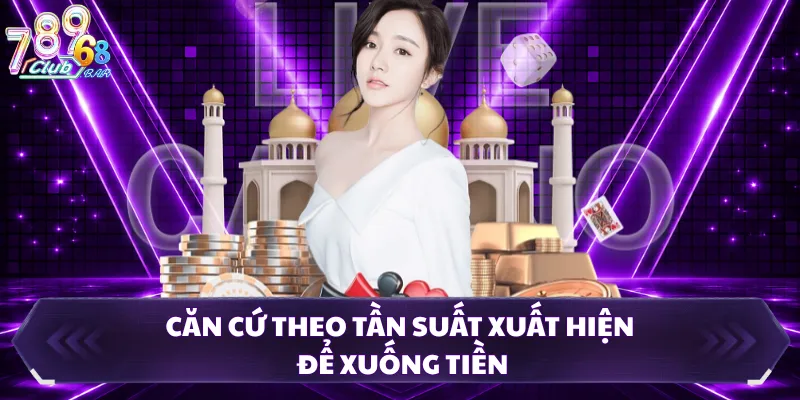 Căn cứ theo tần suất xuất hiện để xuống tiền
