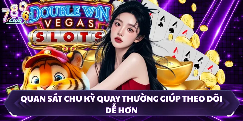 Quan sát chu kỳ quay thường giúp theo dõi dễ hơn