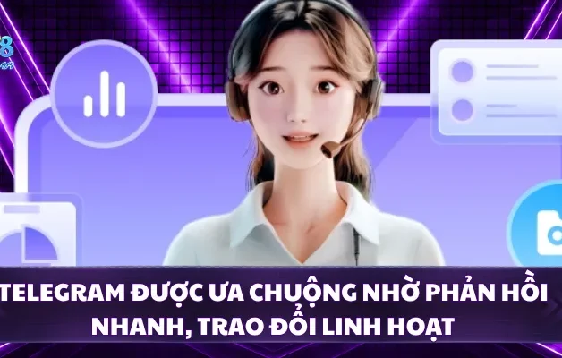 Telegram được ưa chuộng nhờ phản hồi nhanh, trao đổi linh hoạt